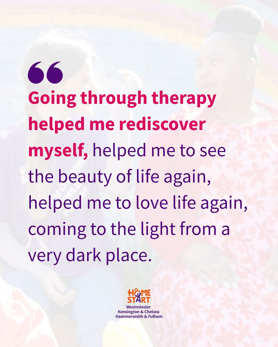 At Home-Start WKCHF, we’re proud to offer parents access to long-term, weekly therapy sessions. 👨‍👩‍👧‍👧

We are so grateful to our volunteer therapists, whose time and dedication make such a life-changing difference for the families we support. ♥

#therapy #homestart #family