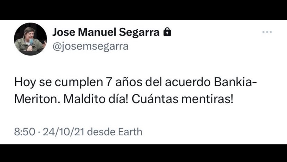 ¿Estáis cabreados por la situación del VCF?

Pues espera a leer estos tweets de Segarra antes de servir al régimen de Meriton