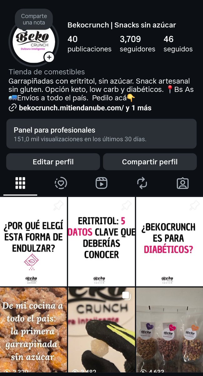 Hola! Les comparto mi emprendimiento de garrapiñadas SIN AZÚCAR. 🩷 Apto para diabeticos y personas que eligen comer de manera consciente Bekocrunch - #dulzurainteligente  #fmluzu