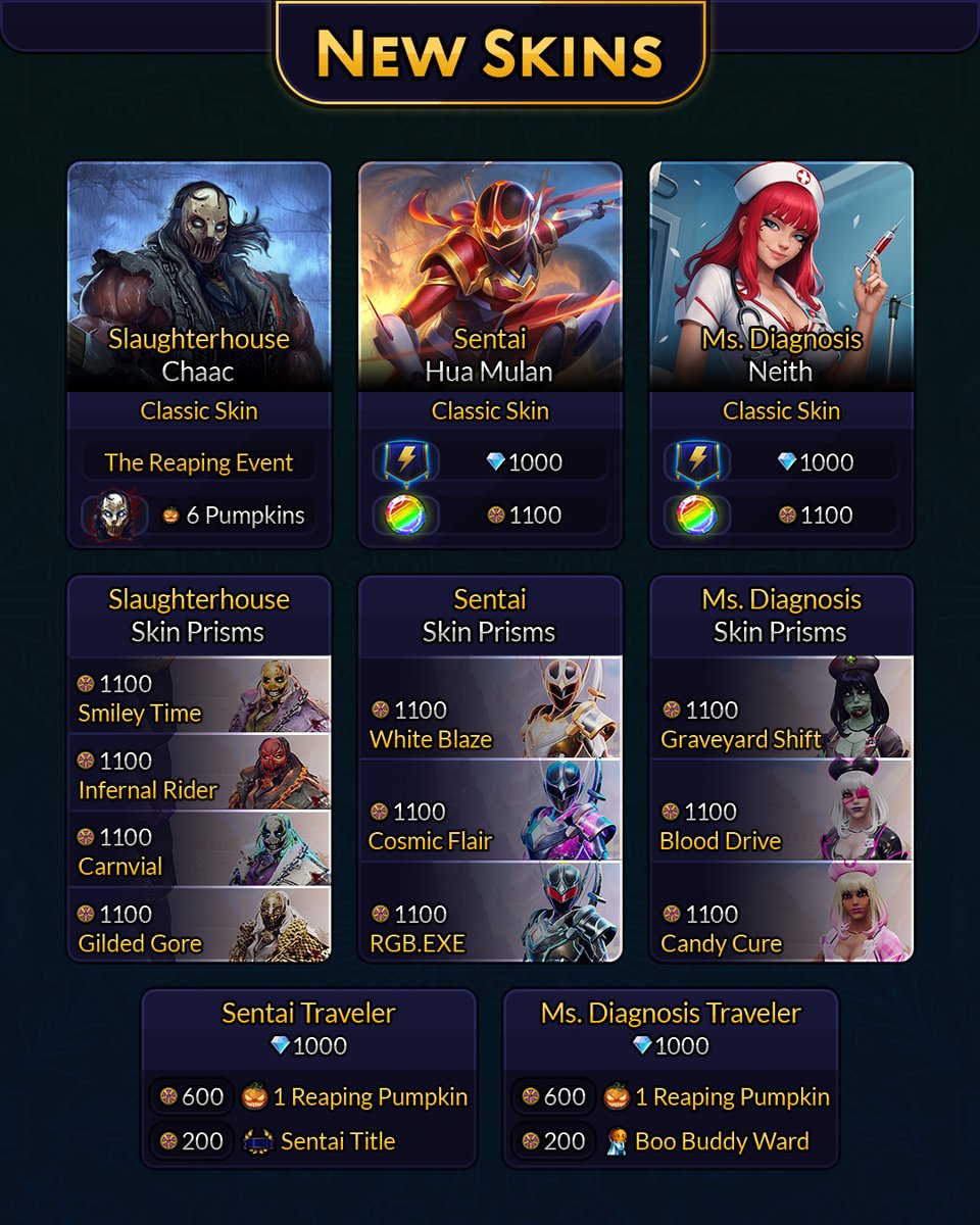 Happy patch day!

SMITE 2 has reached Open Beta 20 with the release of the Broken God of the Afterlife, going live today alongside a reworked Loki Aspect and more Travelers in this year's Reaping Event. 🎃