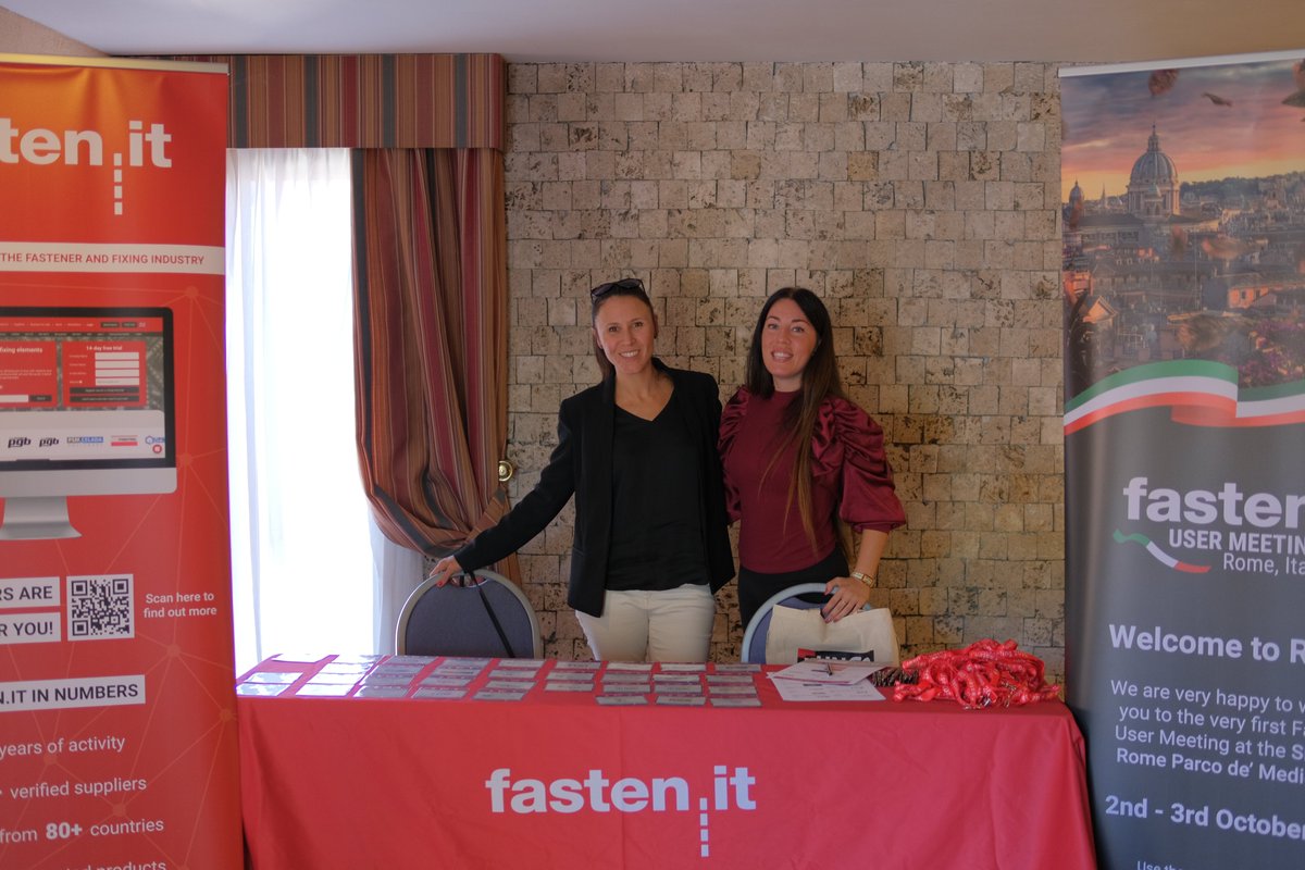 FluidPowerNet's tweet image. Our sister company, Fasten.it, hosted its first-ever User Meeting on 2nd-3rd October. They also had some special guest appearances from BearingNet.
Do you stock fastener and fixing elements? Take a look at  here: fasten.it/en/