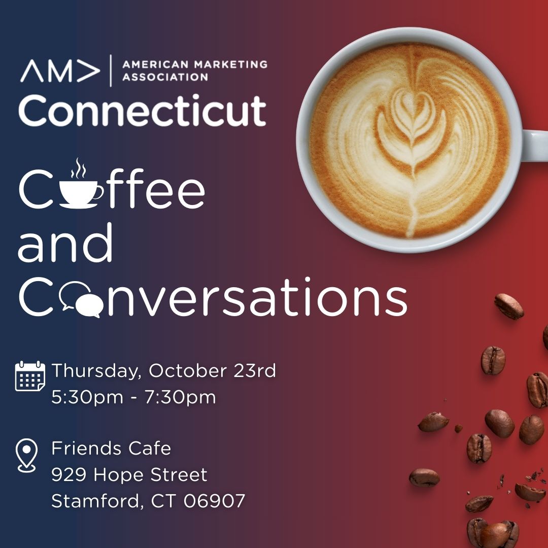 ☕️ Join AMA CT’s Coffee &amp; Conversations — Thu, Oct 23, 2025 | 5:30–7:30 PM EDT at Friends Cafe in Stamford
RSVP: zurl.co/y9hXk 

#AMACT #friendscafestamford