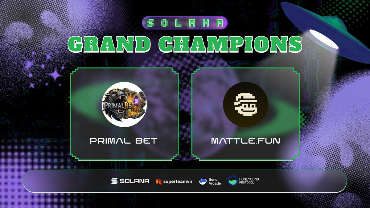 SuperteamVN's tweet image. Grand Champions:

- 1st Primal Bet: A skill-based combat game where players fight ever-stronger monsters with every loss grows the vault and raising the stakes.

- 2nd @mattlefun: A roguelite survival game that merges crypto trading and survival gaming into one seamless…