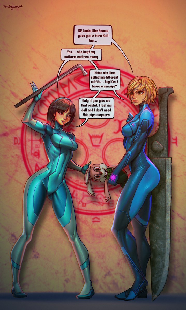 Danderfull_'s tweet photo. 🔥Samus be trolling all the Silent Hill girls. Who's her next victim? Lisa? María? Who?
#Samus #Metroid #SilentHill #HeatherMason 
#hinakoshimizu #crossover #danderfull https://t.co/BVCfWsx789
