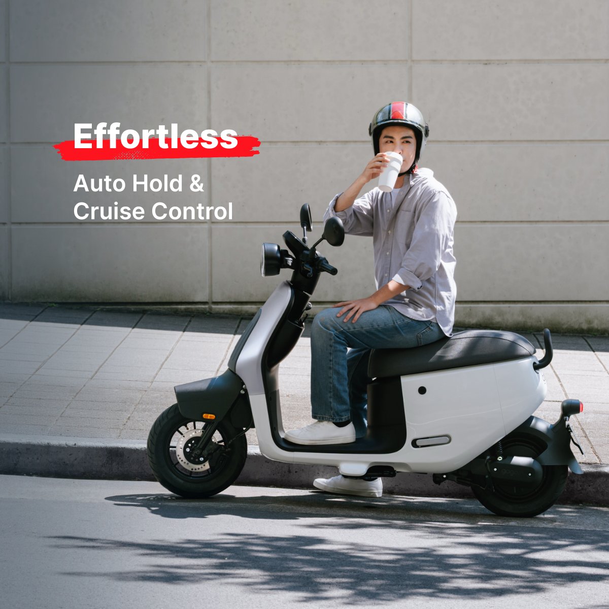 WeAreGogoro's tweet photo. Every ride gives you a little more.
More freedom. More choice. More joy.
The Gogoro EZZY 500 makes everyday life easier:
✨ Smart Auto Hold
✨ Cruise Control
✨ Lightweight Design
✨ Dual Disc Brakes
Sometimes, a little more makes all the difference.
#Gogoro #GogoroEZZY500 https://t.co/dss9VnzqIX