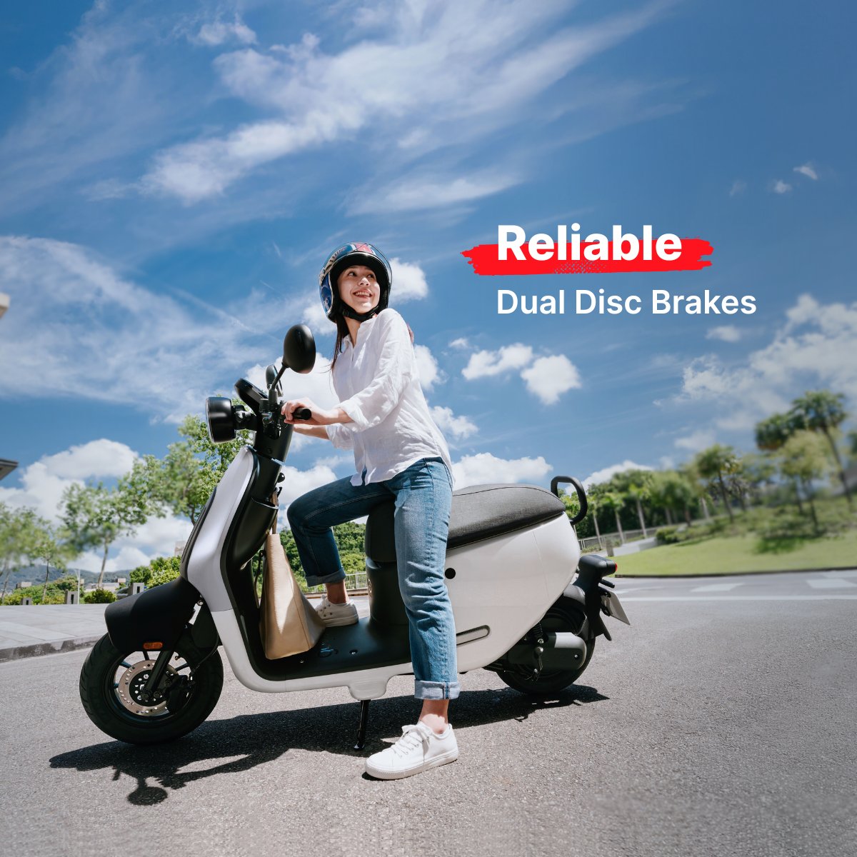 WeAreGogoro's tweet photo. Every ride gives you a little more.
More freedom. More choice. More joy.
The Gogoro EZZY 500 makes everyday life easier:
✨ Smart Auto Hold
✨ Cruise Control
✨ Lightweight Design
✨ Dual Disc Brakes
Sometimes, a little more makes all the difference.
#Gogoro #GogoroEZZY500 https://t.co/dss9VnzqIX