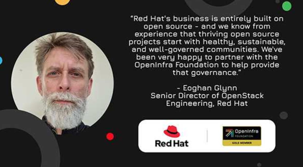 openinfradev's tweet image. Within the global #OSS industry, @RedHat's #OpenInfra Gold Membership reinforces their commitment to open source, strengthens customer confidence in their @OpenStack products, and allows them to actively contribute to the sustained innovation & health of the OpenStack community