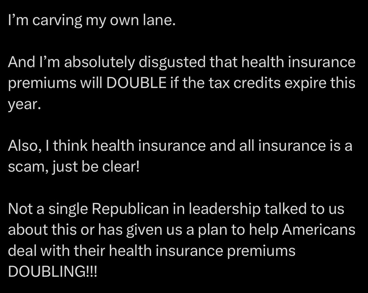 This is from Marge Greene.

You know who has been warning about this for months? Democrats.

But the people who had no plan to deal with this crisis and still don’t want you to believe this is about “illegals.”