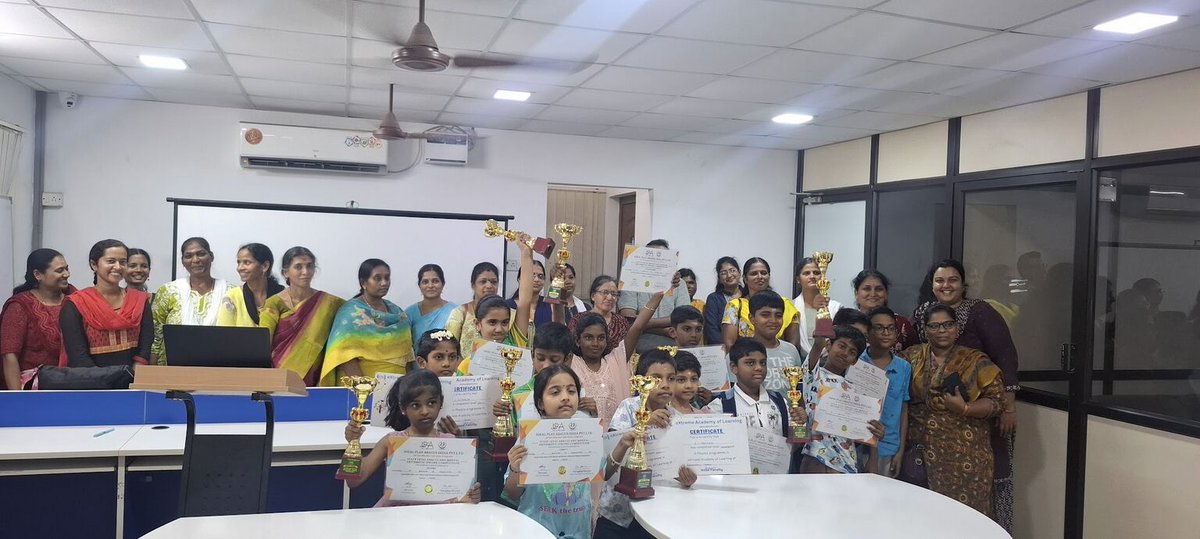 XAL_India's tweet image. XAL Tech (xaltech.com) hosted the Abacus State Level Competition winners’ ceremony and certificate distribution, with 25+ children participating alongside their parents and staff from #XALTech and #ObjectAutomation.
Watch the full event here: lnkd.in/gRQgW6an