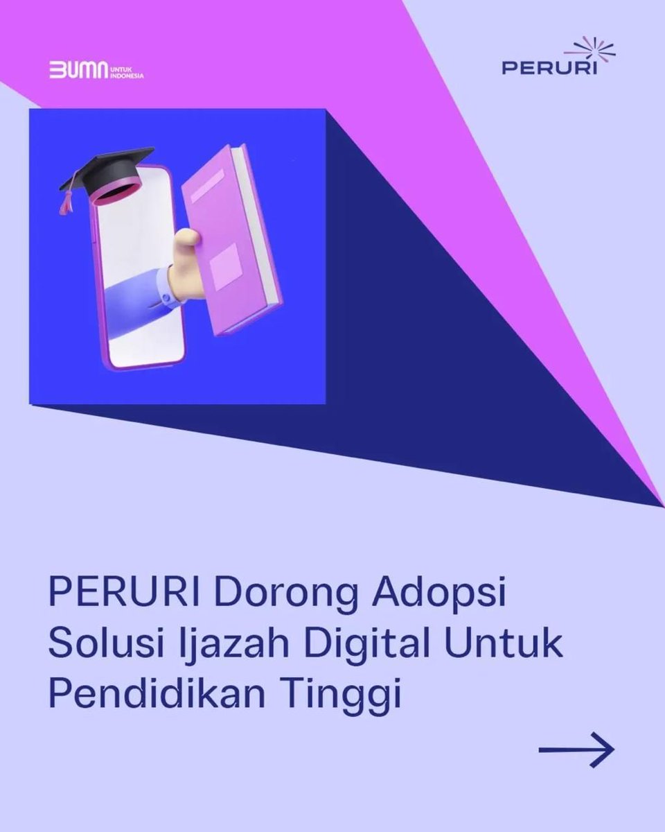 RorenWijaya's tweet photo. Bersama Kemendiktisaintek, PERURI dorong pembangunan ekosistem pendidikan tinggi yang modern, aman, terpercaya dan kompetitif.

#PerusahaanTeknologiHighSecurity #InnovationforASovereignFuture #KemajuanBerdaulat #InovasiKeamananTinggi #PeruriGovTechIndonesia #TrusteeOfSovereignty https://t.co/k4ptXSZC0y