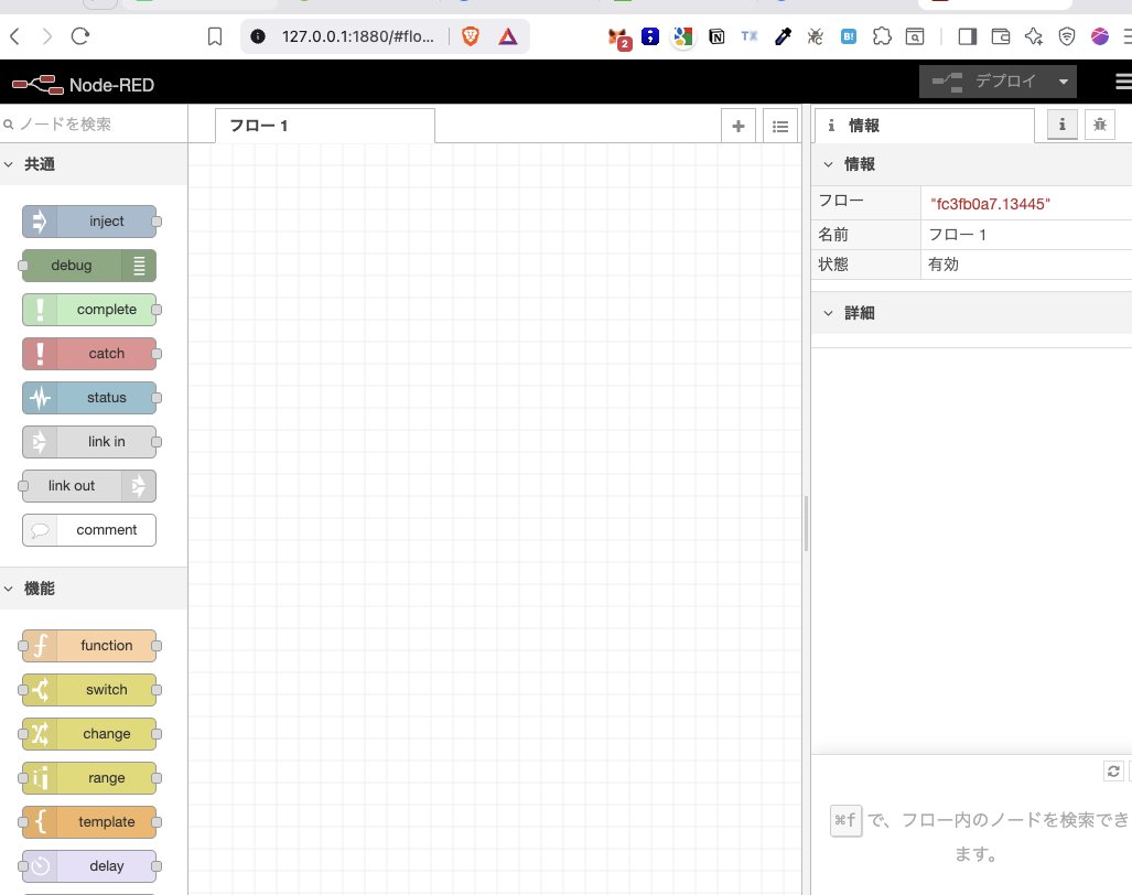 n0bisuke's tweet image. wasmのコンテナでNode-RED動かせた #wasm #nodered