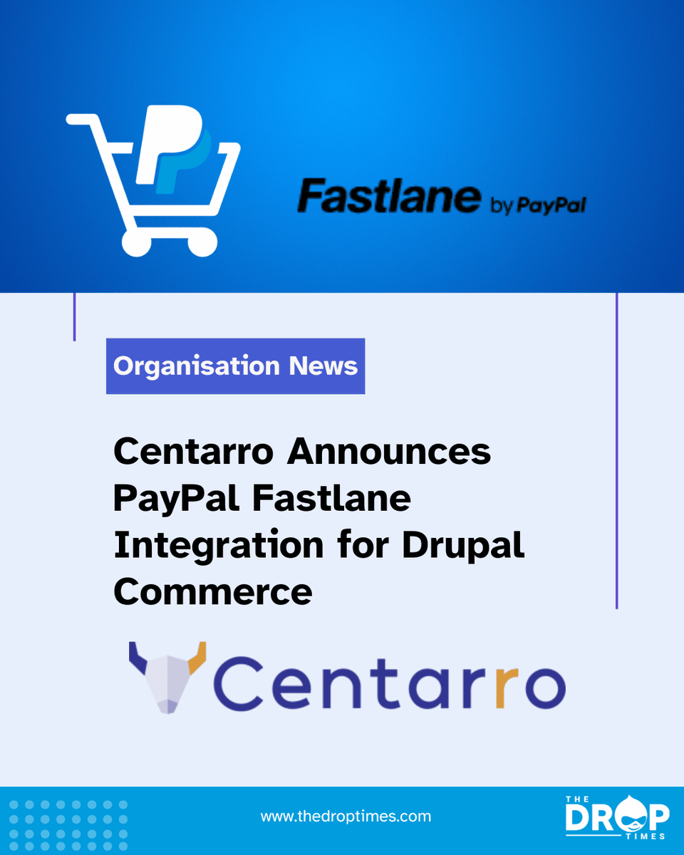 thedroptimes's tweet image. 💳 New in #DrupalCommerce — PayPal Fastlane integration!
✔ One-page checkout
✔ Faster guest payments
✔ Migration path from Payflow
🔗 bit.ly/4gZcTXi
via @CentarroHQ
#Drupal #PayPal #Ecommerce #OpenSource