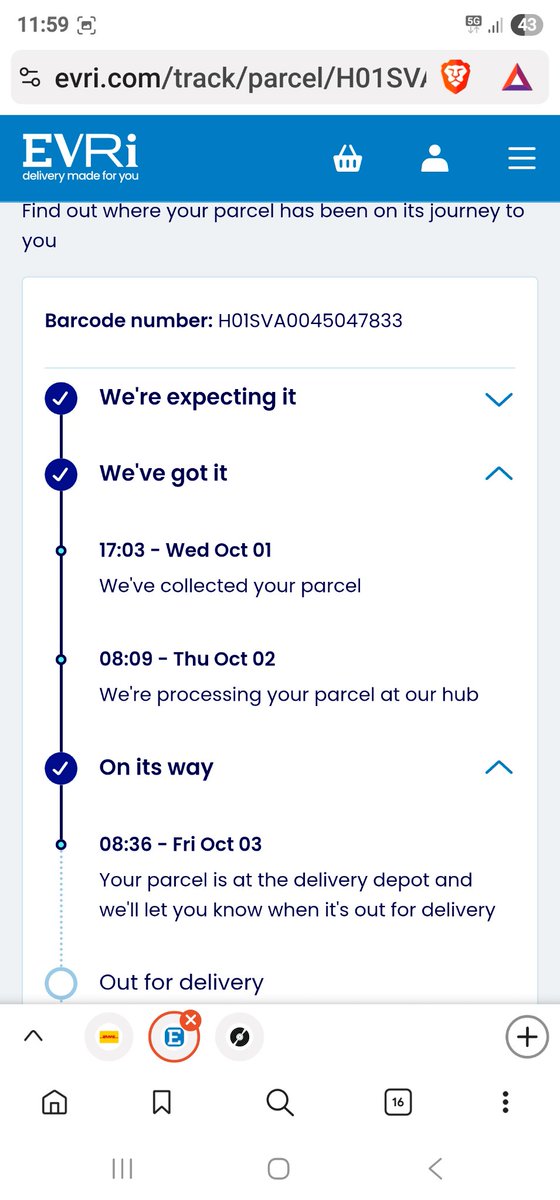 steadexperience's tweet photo. @evrisupportline please advise what's happening with my parcel, I've just been contacted by you on WhatsApp regarding this matter and was asked to download an app LemFi and put information into,this seems very unusual so I ended the call https://t.co/CQPivYMAUy