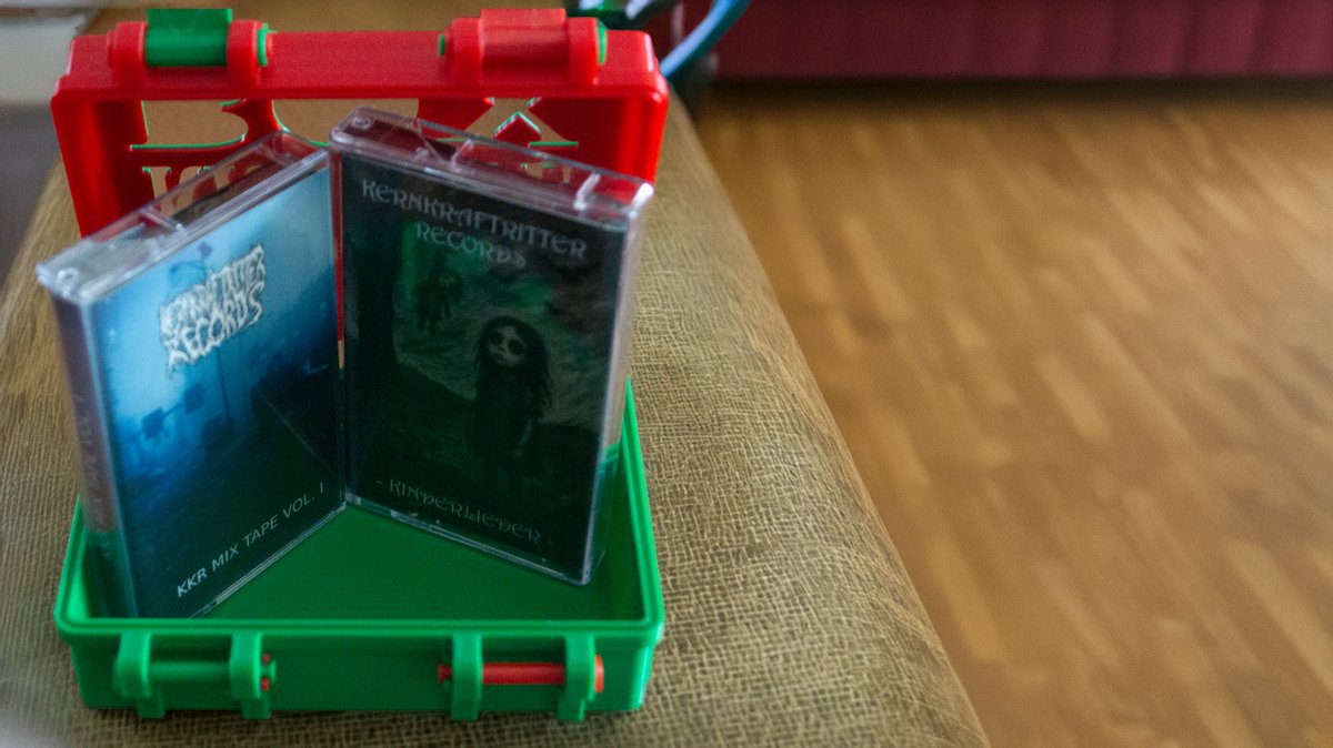 Meine Freunde, schaut mal was ich gerade bastel mit meinem 3d Drucker, kleine Tape Boxen für meine KKR Tapes, wie findet ihr das?