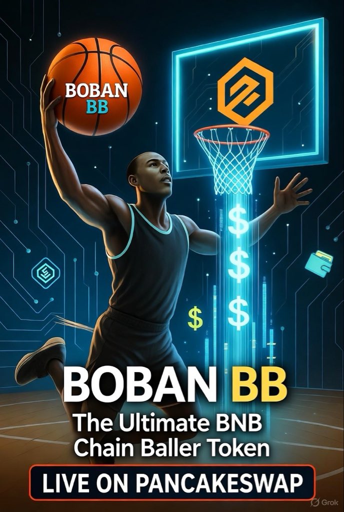 Boban BB Token (@boban_token) on Twitter photo π Just Dropped: Boban BB Token is on the court! π
Swish! The most exciting token on #BNBChain is here, combining the power of crypto with the passion of basketball! π
Boban BB isn't just a token; it's a community for ballers, fans, and crypto enthusiasts.
Why Boban BB?
β
 π Just Dropped: Boban BB Token is on the court! π
Swish! The most exciting token on #BNBChain is here, combining the power of crypto with the passion of basketball! π
Boban BB isn't just a token; it's a community for ballers, fans, and crypto enthusiasts.
Why Boban BB?
β