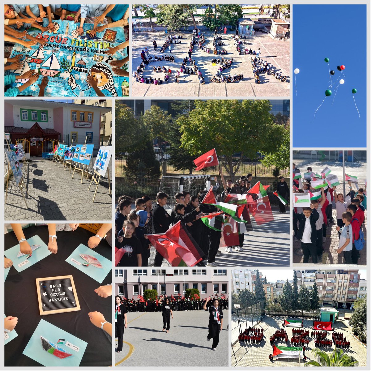 Tüm Yurtta Düzenlenen “Filistin Farkındalık Etkinlikleri” ile Okullardan Ortak Vicdanın Sesi Yükseldi

Millî Eğitim Bakanı <a href="/Yusuf__Tekin/">Yusuf Tekin</a> imzasıyla 81 ile gönderilen yazı doğrultusunda okullarda eş zamanlı düzenlenen “Filistin ve Gazze” temalı farkındalık etkinlikleriyle