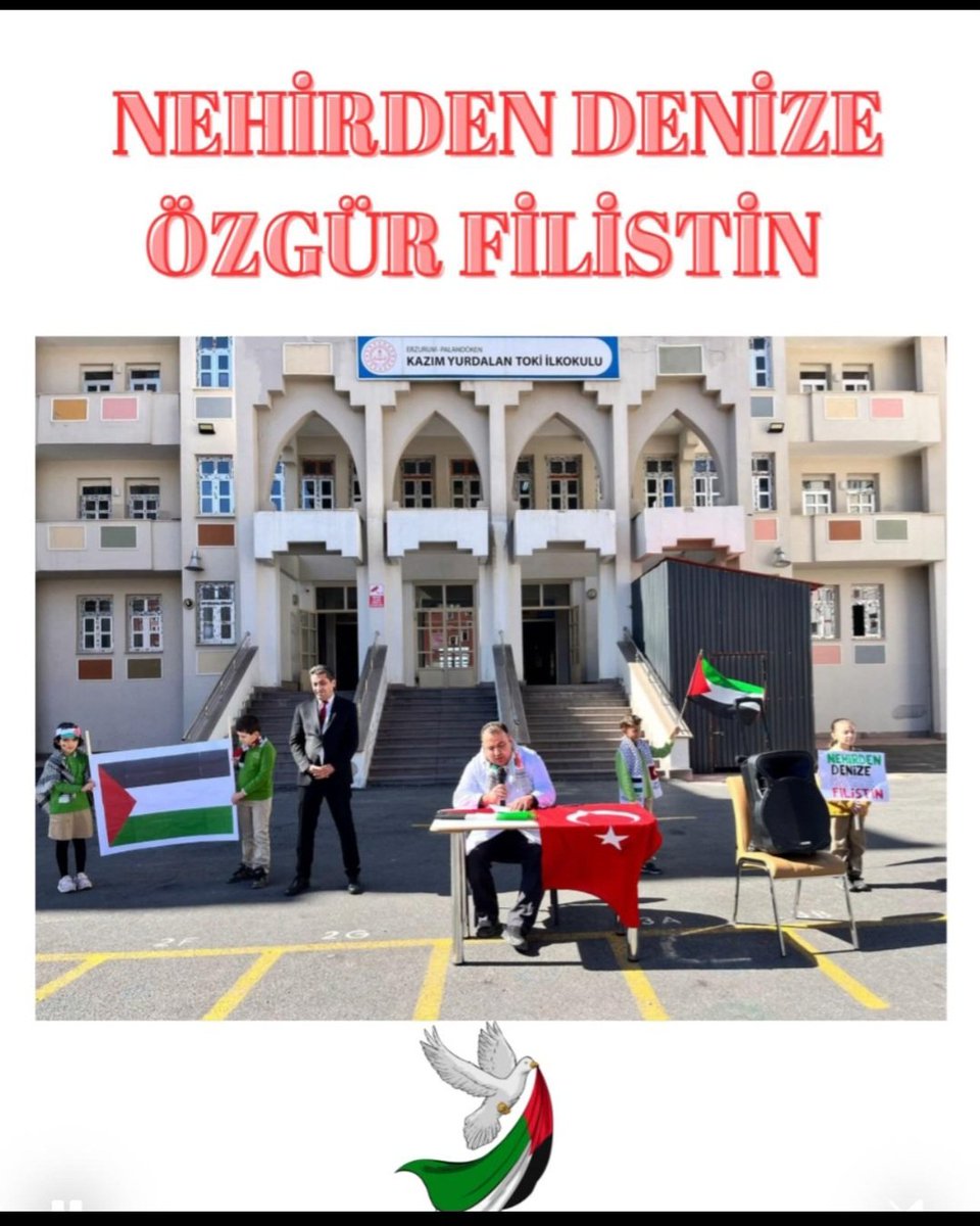 KazYurdalanToki's tweet photo. Tüm öğrencilerimizin katılımıyla Filistin İçin Farkındalık Etkinliği düzenledik.
@Yusuf__Tekin @ekicis20 @KrpnrSeyfullah @ibrhim_Arslan https://t.co/nlplPVv3iL
