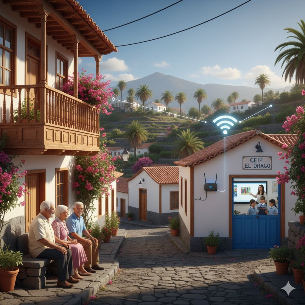 WiFiCanarias's tweet image. 🌄 En las medianías de #Tenerife un pequeño pueblo pasó de estar desconectado a tener internet,teletrabajo y oportunidades.
📡Una historia real sobre la otra cara de la conectividad en Canarias 👇
🔗 wificanarias.eu/da097b
#Canarias #WISP #InternetRural #WiFiBlog #WiFiCanarias