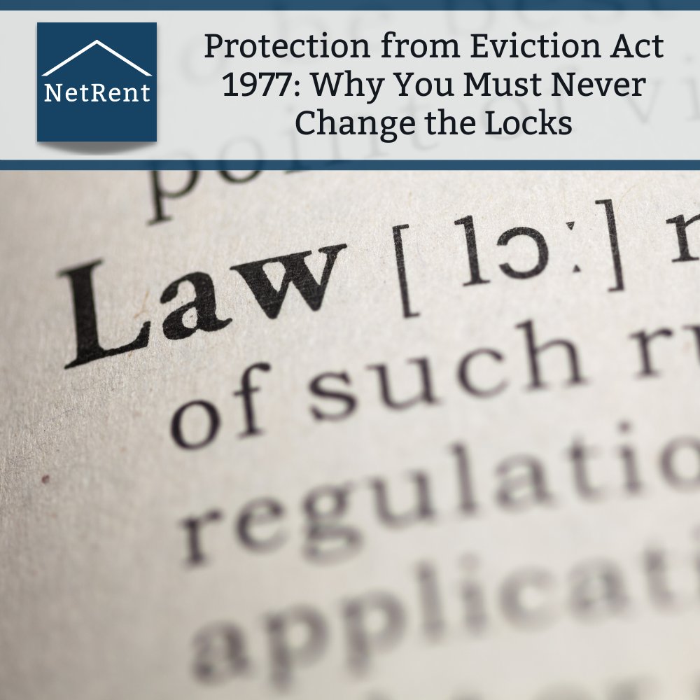Protection from Eviction Act 1977: Why You Must Never Change the Locks

Read the article:  netrent.co.uk/2025/10/07/pro…