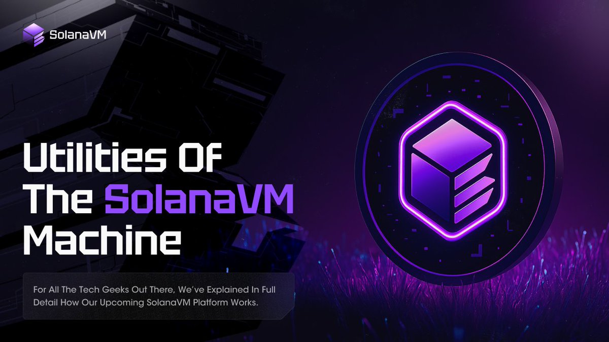 SolanaVMマシンのユーティリティバナー