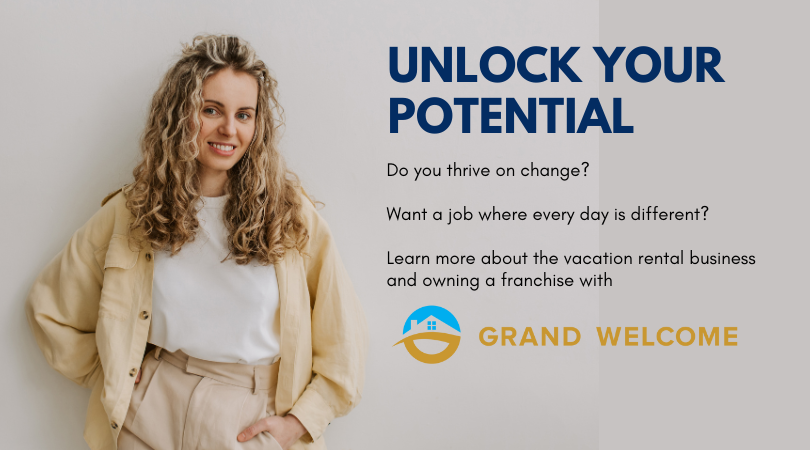 Escape the ordinary! Discover the exciting world of vacation rental management with Grand Welcome Franchise. Read our new blog post! grandwelcomefranchise.com/no-two-days-ar… 

#FranchiseOpportunity #VacationRentalManagement #NoTwoDaysAlike