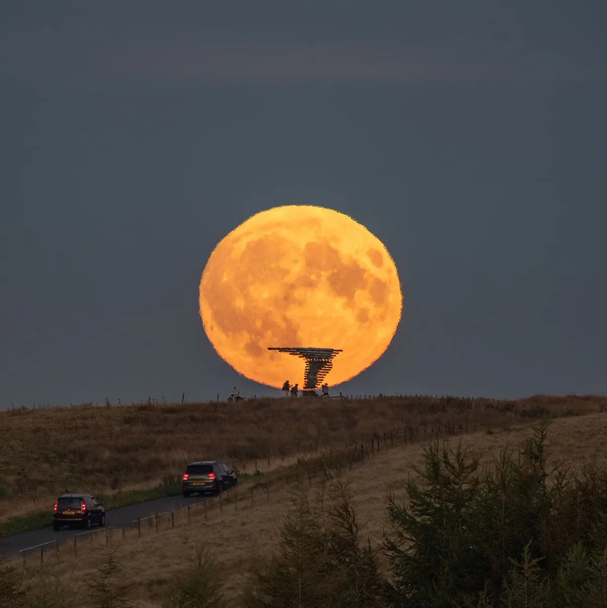 Tonight’s Harvest Moon is going to be super.

For the first time in five years, the Harvest Moon has landed in October, and this year it’s also the first Supermoon of 2025. 

Rising just after sunset, it will glow bigger and brighter than usual, hanging low on the horizon with