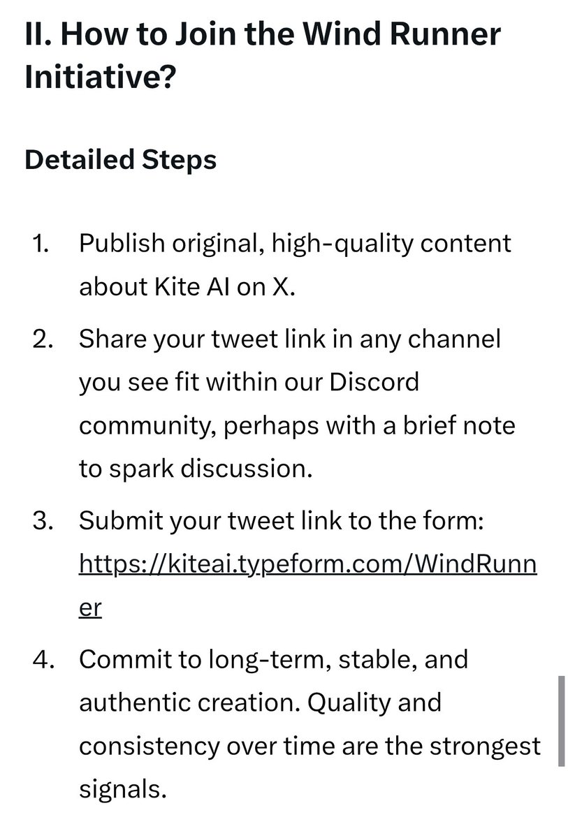 YurajSingh0's tweet image. New Airdrop Like SIGN GoKiteAI SBT Program
@GoKiteAI raised $33M+ and TGE is coming soon

Steps:
1️⃣ Post unique, high quality tweets about Kite AI on X.
2️⃣ Fill this form 👉 kiteai.typeform.com/WindRunner
• Answer: Agentic Payment Layer 1

💡 Simple &amp;amp; free tasks (start from day 1 )