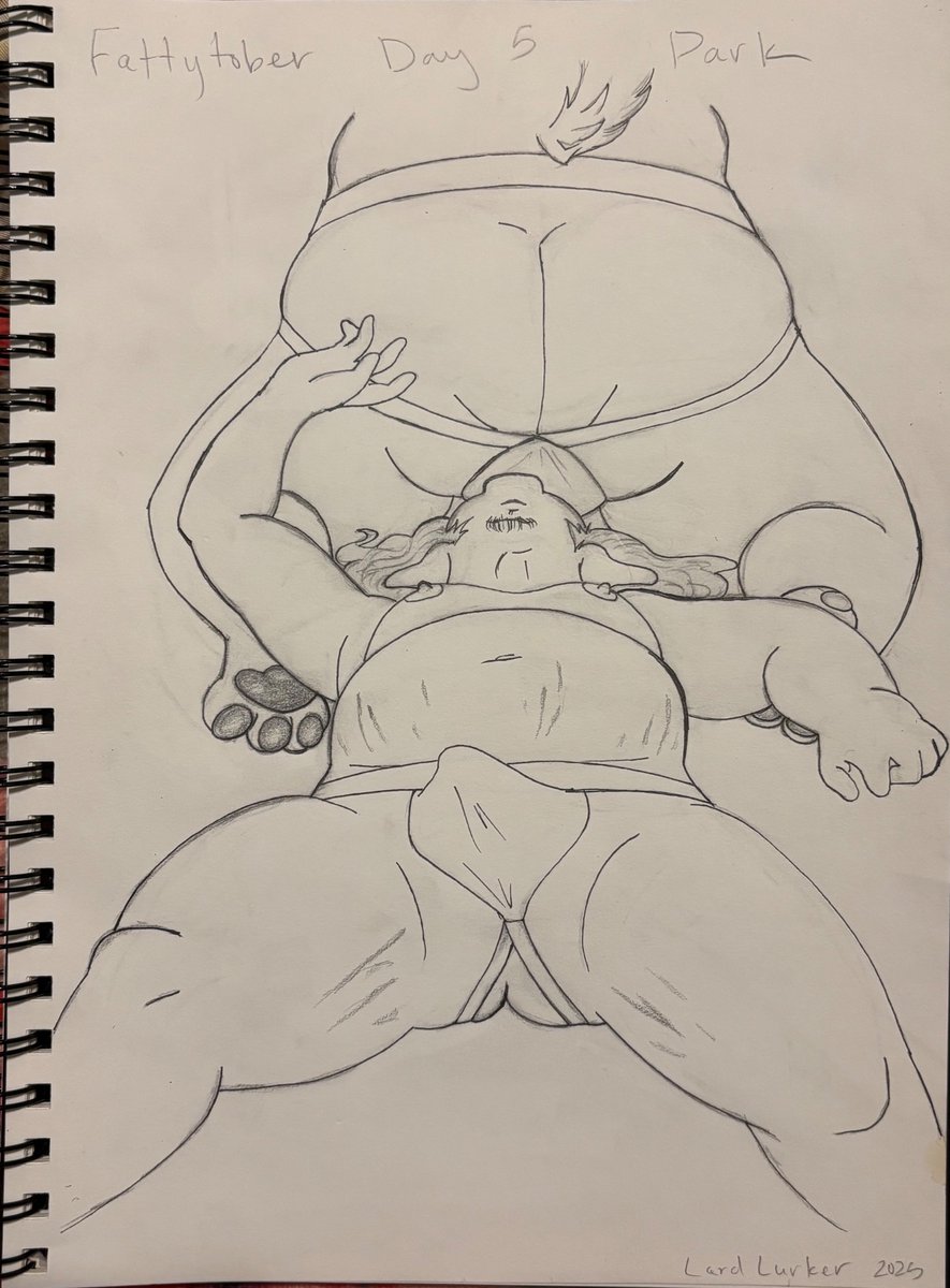 Everett, he said he was going to park, not go to *the* park 😂. Oh well, I don’t think he minds this change of plans~
#Fattytober2025