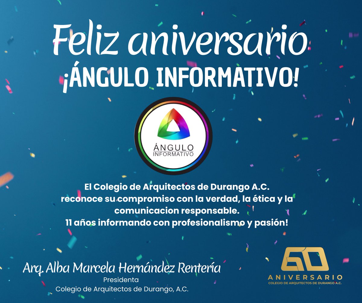 ¡Feliz Aniversario Ángulo Informativo! 🎉 
<a href="/AnguloInforma/">Ángulo Informativo</a>