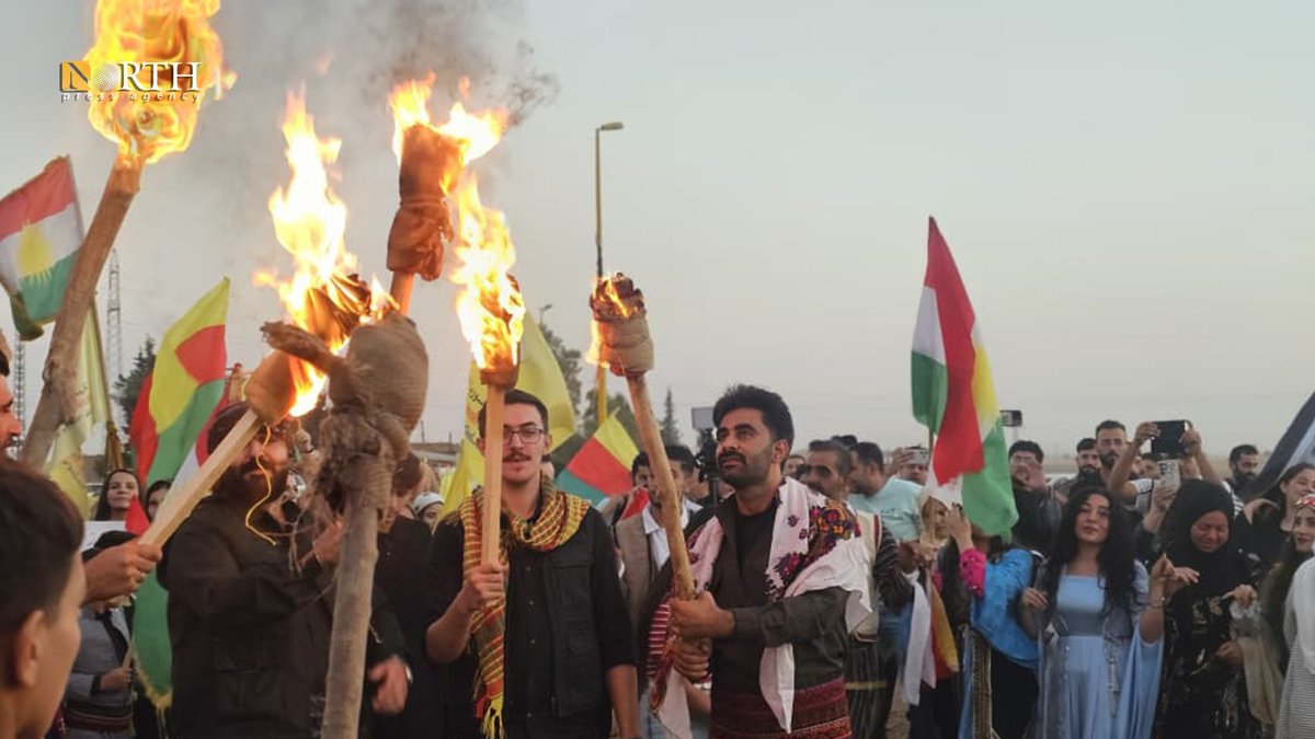 NPA_English's tweet image. Qamishli activists protest a decree ignoring their national holidays. #Qamishli #Syria #Protest #NorthPress
Nalin Muhamnad - North Press