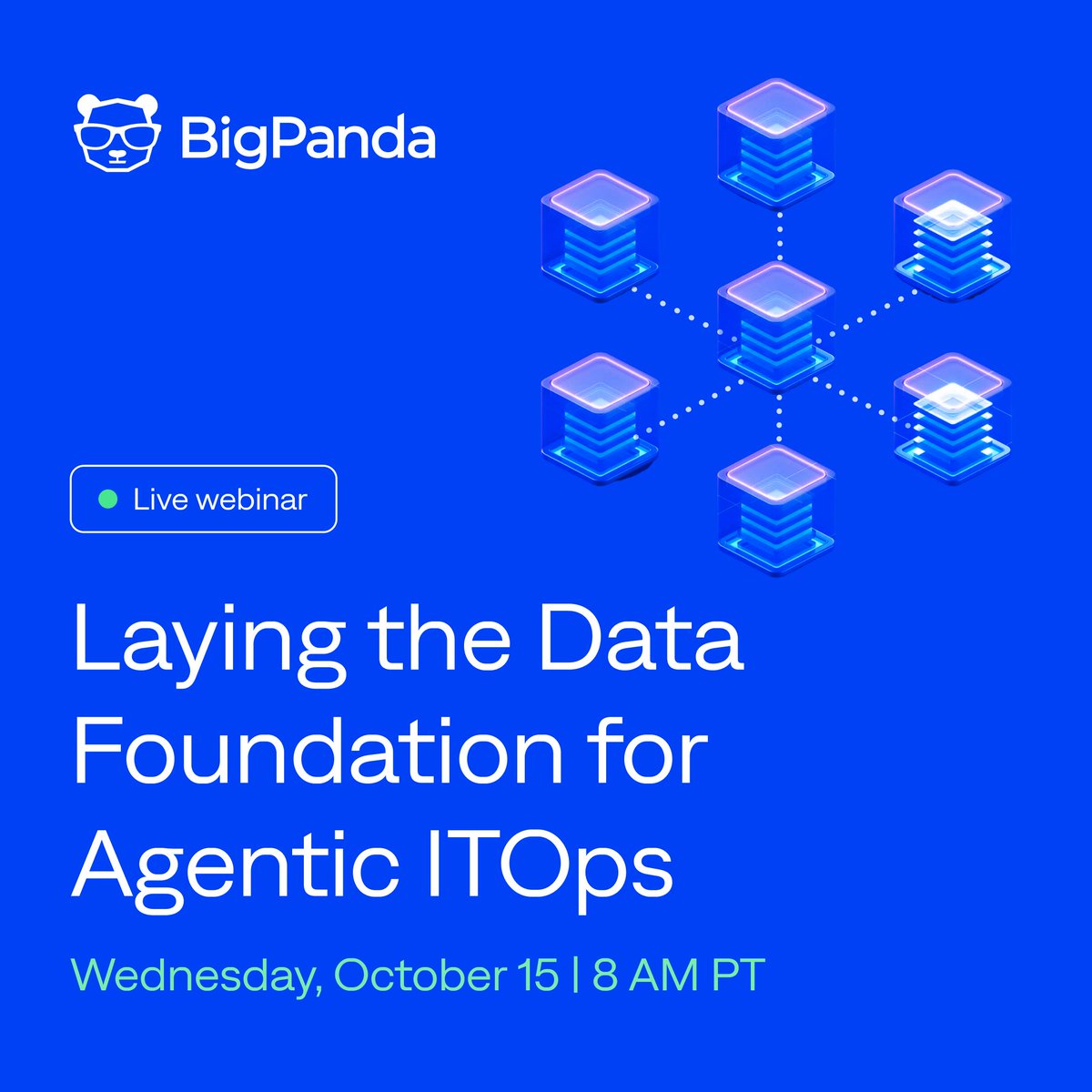 bigpanda's tweet image. Don’t wait for perfect data.

Join us next Weds 10/15 for a webinar demonstrating how agentic ITOps can turn unstructured data into actionable insights.

Register: bit.ly/3INiZgE

#AIOps #DataStrategy #ITOps #BigPanda