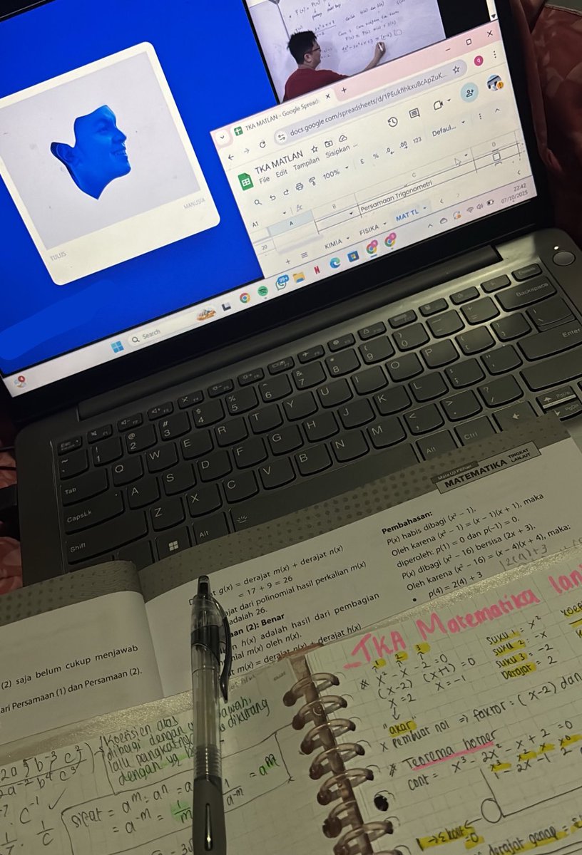 lattecinnamonn's tweet image. progress hari ini, masi recall” materi dan ngerjain sedikit soal hmz #semangat #agit😇