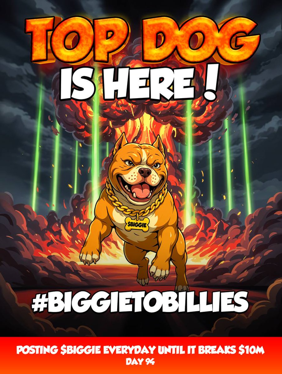 Biggie_on_ETH's tweet image. Day 94 posting until 10m 
531k MC 

0x95aE252633e9ea03BdfE67874B349b41163464Ce

#BiggieToBillies