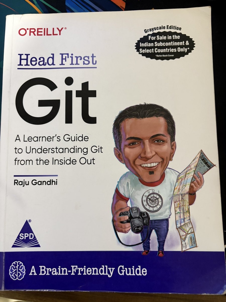 sauravsingh8192's tweet image. Just completed this book reading it from last 2 month. It’s a incredible book for deep
drive in the core commands of git and i discover about the workflow of file in git workspace.
This book has a good visual and interactive approach and lot of problem and also brainstorm.