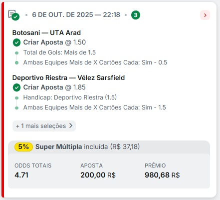 Ontem foi a única entrada do dia!

Dale!