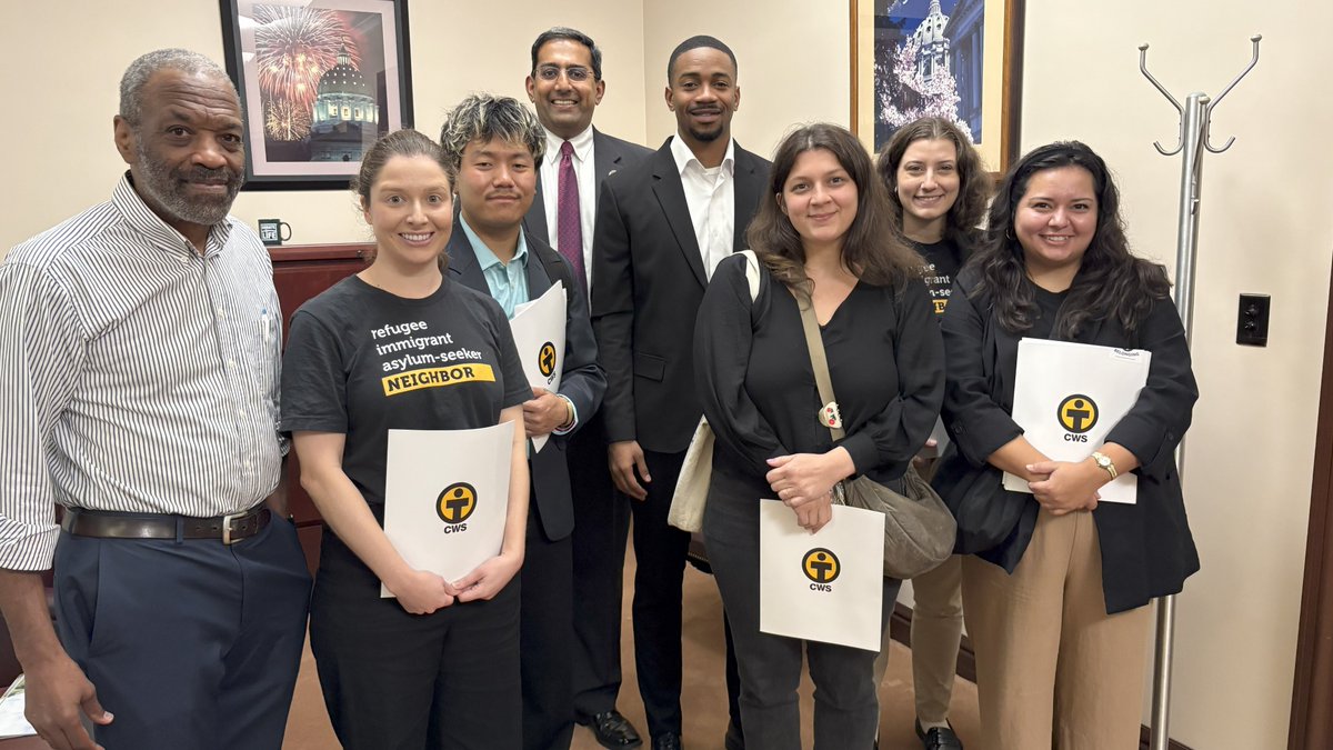 RepVenkat's tweet image. Great to meet with representatives from @CWS_global on legislation from @RepIzzy to establish an Office of New Pennsylvanians. Immigrants are a vital part of our community and state. As an immigrant and legislator, I am proud to support this effort.