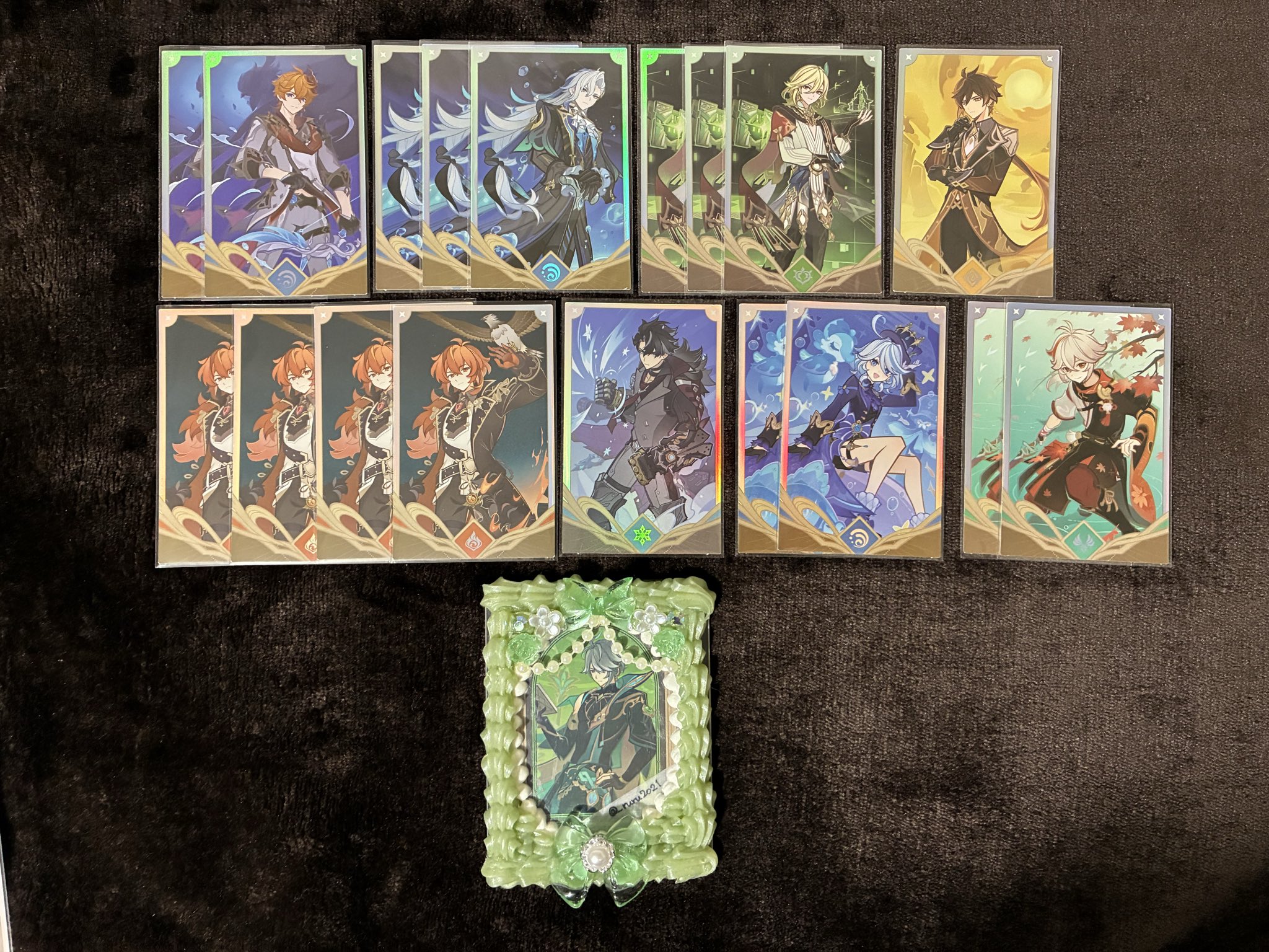 リオセスリ 原神 韓国 カフェ 七聖召喚 フォトカード 2025 原神グッズ