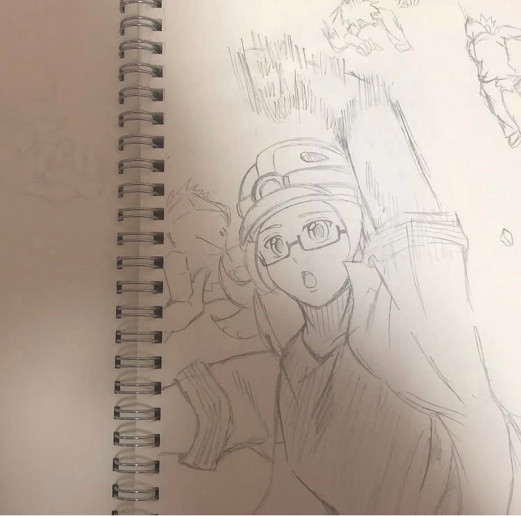 4、5年前に描いた
めっちゃ昔のヒョウタくん