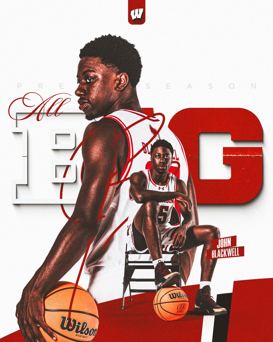 Preseason praise for JB!

Congrats to <a href="/_Johnblackwell1/">John Blackwell</a> on earning Preseason All-Big Ten honors

📝 go.wisc.edu/jb100725

#Badgers x #OnWisconsin