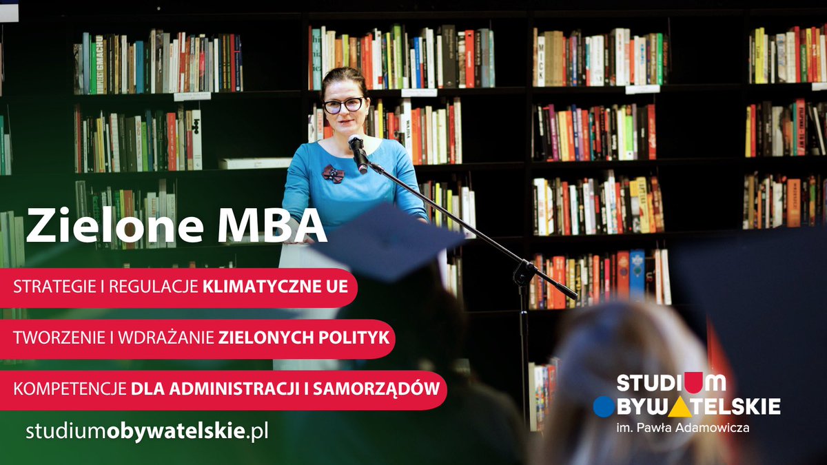 StudiumObywatel's tweet photo. #ZieloneMBA 🌱

Jeśli chcesz łączyć zarządzanie z wartościami, Zielone MBA jest właśnie dla Ciebie.

Dowiedz się więcej:
👉 https://t.co/RCdZKE8PoC

@pawelkowalpl 
@TTruskolaski 
@Dulkiewicz_A 
@FijoKonrad 
@prezydentZuk https://t.co/AdnBhZuyVm