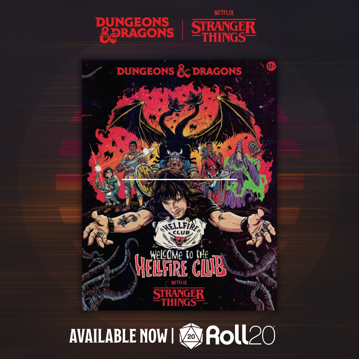 roll20app's tweet image. 🔥 The Hellfire Club’s Dungeons &amp;amp; Dragons campaign never got an ending... Until now.

Welcome to the Hellfire Club—finish what Eddie started.

👉 hubs.li/Q03MxVql0