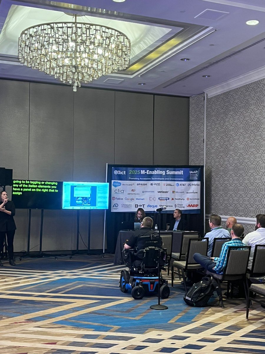 Catch us on day two of the M-Enabling Summit! Today, we're diving deep into how AI and automation are transforming accessibility. Want to see a live demo or just chat about your accessibility challenges? We'd love to connect. Find our team at the exhibit hall! 

#MEnabling2025
