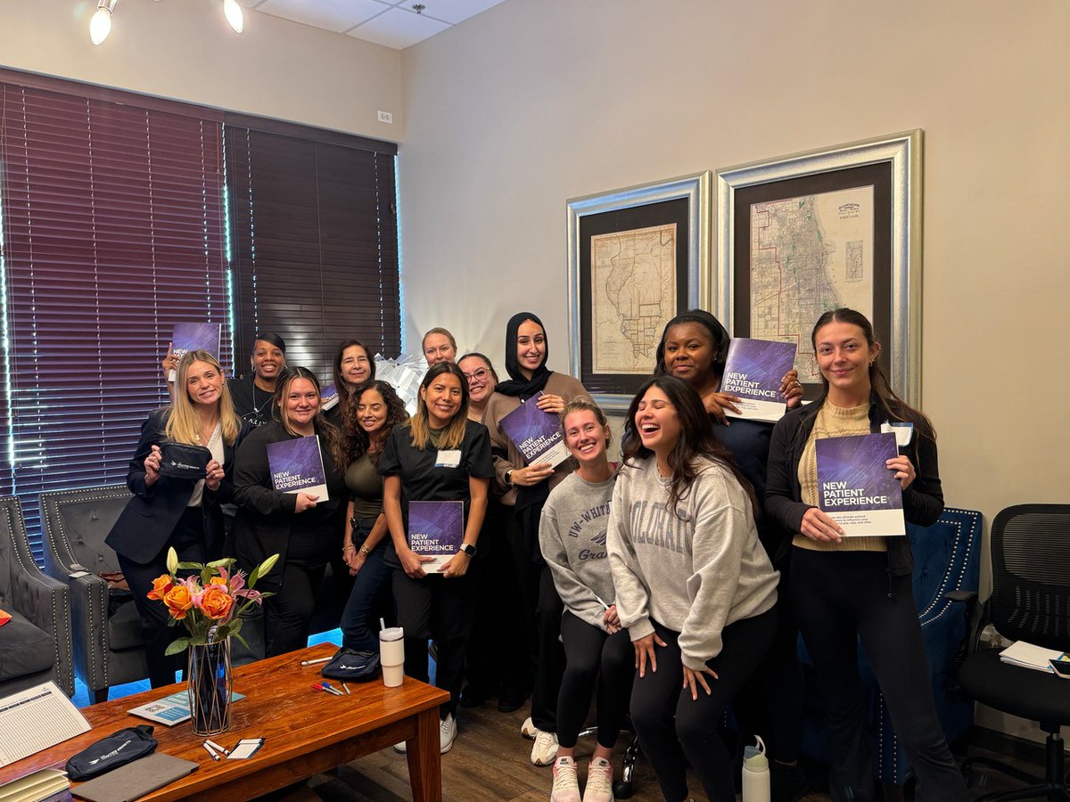SchedulingInst's tweet image. New Patient Experience Training at Dr. Sumayyah Khan’s office in Woodridge, IL! 🚀

Are you looking to boost your new patient numbers? Take the 5-Star Challenge today and discover where your practice can improve! 

5starchallenge.com