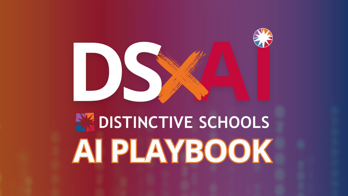 From student voice to teacher innovation—we’re shaping the future with AI. Check out the DSxAI Playbook ➡️ bit.ly/DSxAI_Playbook