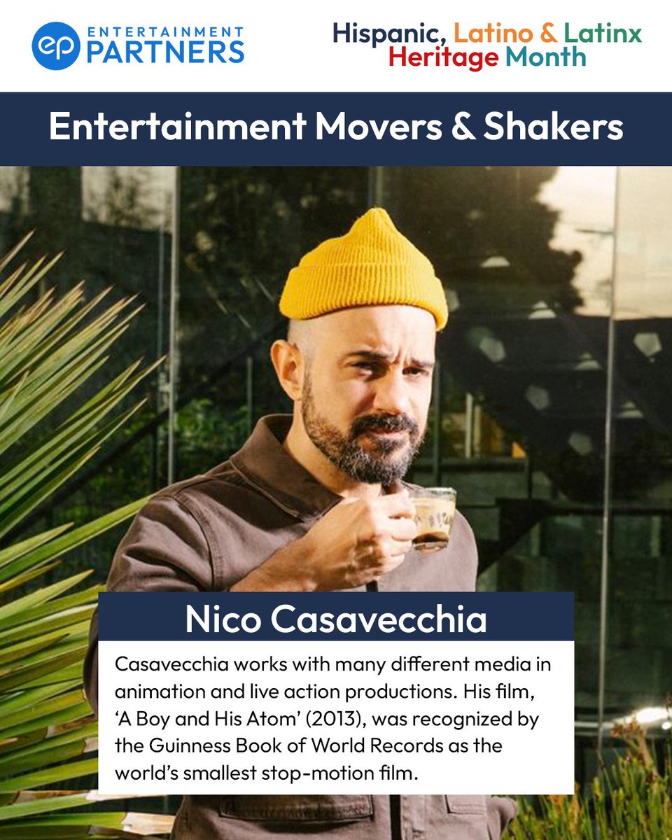 Argentine director #NicoCasavecchia's work has been Emmy-nominated and recognized by Sundance, Tribeca, Los Angeles Film Festival, New York Film Festival and Cannes.  #hispanicheritagemonth #latinxheritagemonth