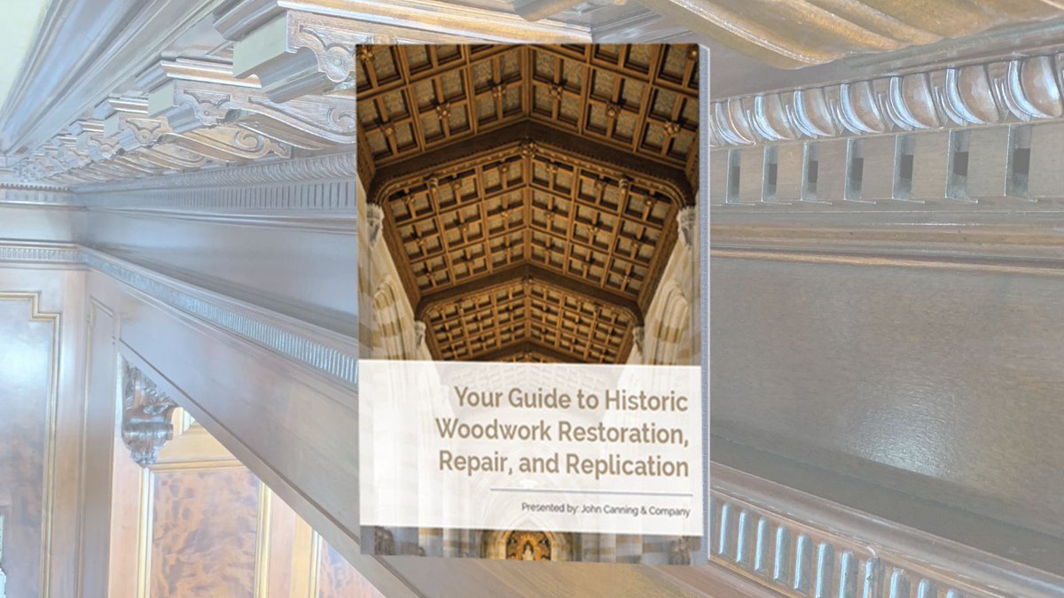 In our guide to Historic Woodwork Restoration, Repair, and Replication, learn about the common problems in woodwork, steps for repair, restoration, and replication, and so much more. Read the guide here, bit.ly/JCCWoodGuide