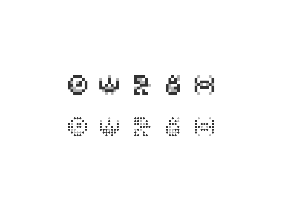 VladimirSDesign's tweet photo. I’m practicing and getting used to a new icon set for Nucleo🙂
It’s a 7x7 dot grid — each dot is outline, which makes the icons easy to customize, adjust the line thickness, or even turn them into pixel icons https://t.co/3Ak0SS3E1v