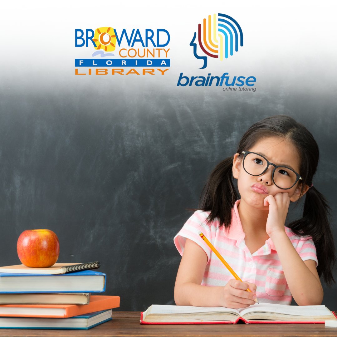 bplfoundation's tweet image. 🎓✨ Need help with homework? Students 12–14 join @browardlibrary’s @YAAMuseum on Oct 13, 2–3 PM, to learn how @brainfuse can help with homework &amp;amp; live tutoring. Study smarter, not harder! 📚

🔗 broward.libnet.info/event/14309320 

#HomeworkHelp #Brainfuse #LiveTutoring