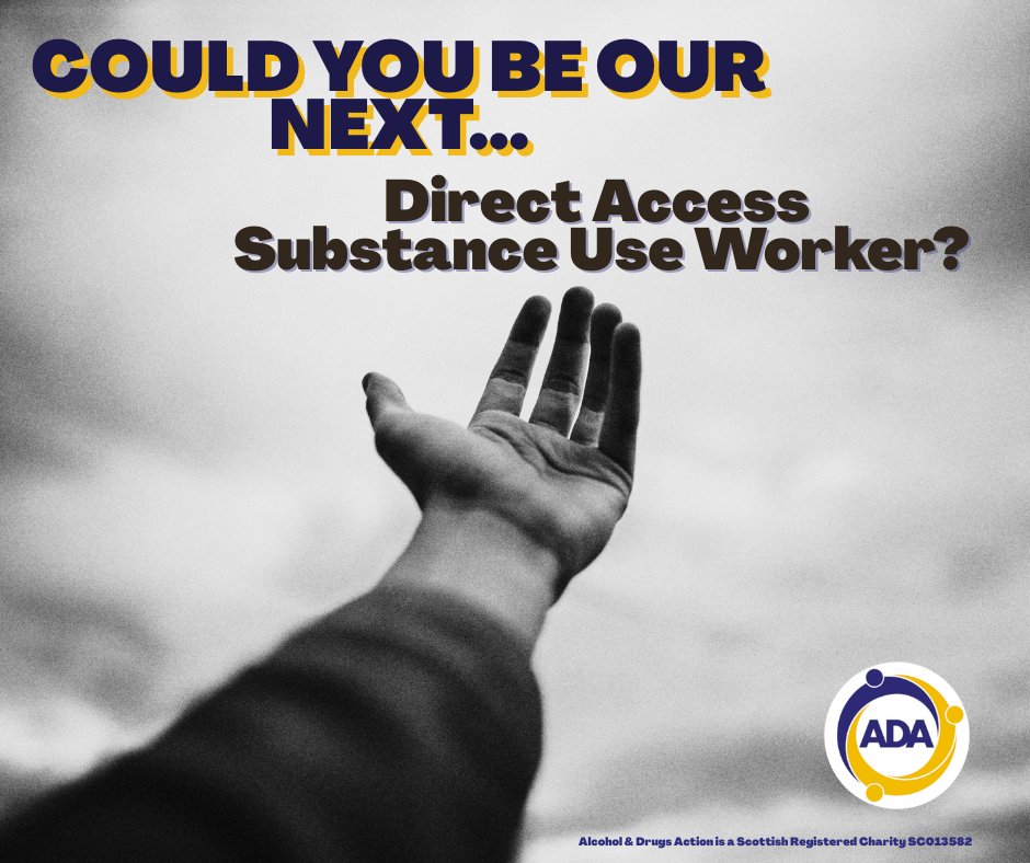 Fancy supporting people to make informed decisions to reduce the harms associated with alcohol and drug use? Apply here bit.ly/4pVHZ6d. #hiring #aberdeen #harmreduction #suw #jobsatisfaction