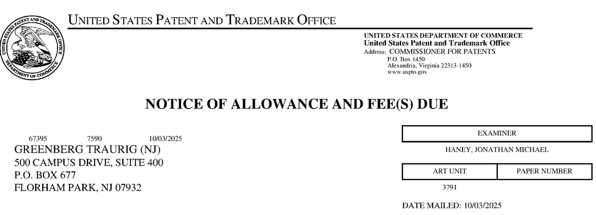 🎉 Exciting Milestone for PigPug Health! 🎉 #Patent!🎉
I’m thrilled to share that the U.S. Patent and Trademark Office has officially issued a Notice of Allowance for our invention:
🧠 “Systems Including Wearable Electroencephalography Devices with Movable Band(s) and Methods of